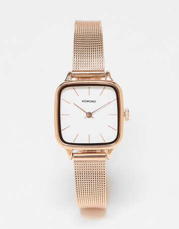 Komono kate royale watch in rose gold