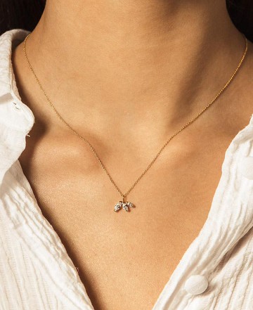 Colette 14K包金鋯石項鍊 | Sachelle Collective