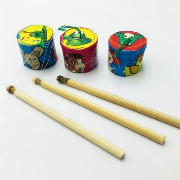 復古蛤蟆鼓 紙蟬 民俗童玩 懷舊童玩 復古玩具 轉轉響玩具 贈品禮品 A6645