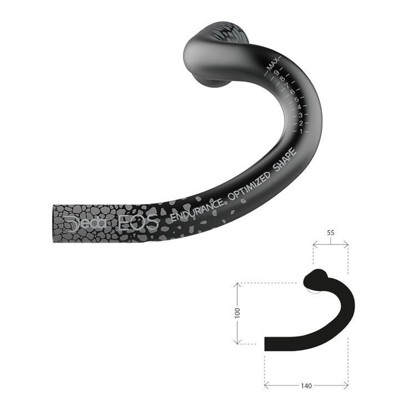 DEDA GERA CARBON ドロップハンドル 460mm