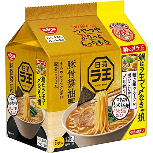 日清食品 日清ラ王 豚骨醤油 5食パック (100g×5食)×6個