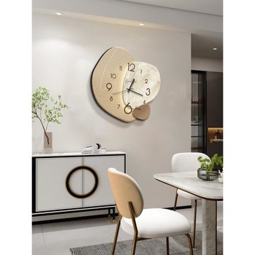 鐘表掛鐘客廳輕奢高檔簡約現代時鐘掛墻2025新款高級感表高端創意
