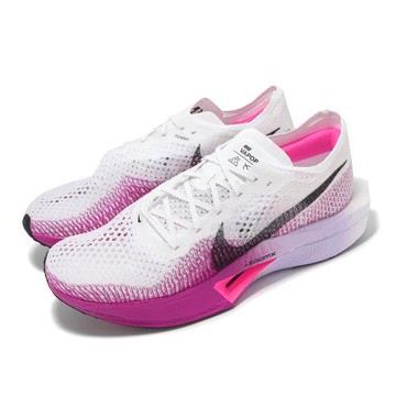 Nike 競速跑鞋 ZoomX Vaporfly Next% 3 男鞋 白 紫 輕量 碳板 推進 DV4129-104
