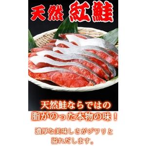 ふるさと納税 鮭 サケ 切り身 冷凍 おかず 人気   和歌山魚鶴仕込の天然紅サケ切身約2kg 和歌山県紀美野町