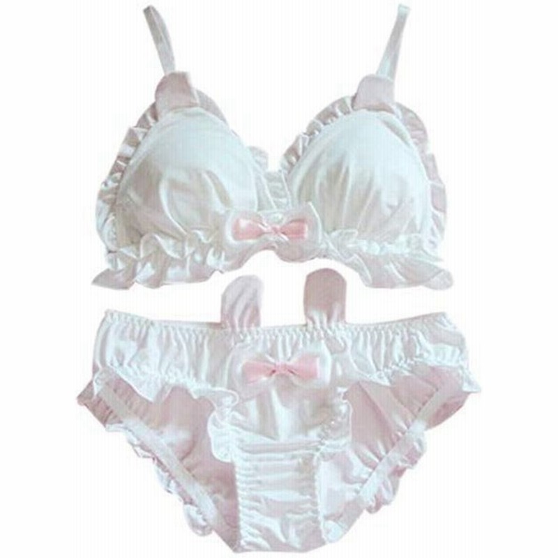 Somnus258 うさぎ 白 超可愛い 女装 ブラジャー セット 女性でも Lolita ブラ ショーツ セット 福袋 下着 セット ノン 通販 Lineポイント最大get Lineショッピング