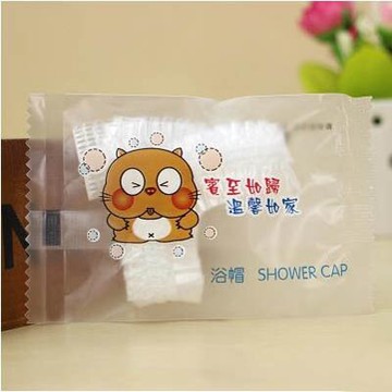 【一次性浴帽-獨立包-100個/組】旅行防水加厚加大防塵帽染髮焗油帽酒店浴帽-7670611-1