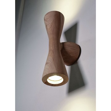 木製壁燈，現代壁燈，插電壁燈，木頭壁燈，LED 壁燈