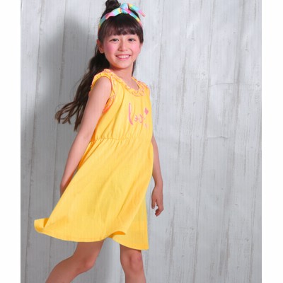 Anap Kids アナップキッズ フリルトリムワンピース キッズ Spk 通販 Lineポイント最大get Lineショッピング