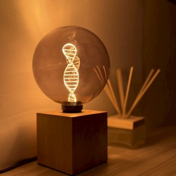 【聖誕交換禮物】DNA×木質燈座｜LED Mirage幻影燈組合 DNA×六角木質燈座