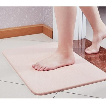 天然硅藻泥腳墊浴室防滑墊吸水速干衛浴門口地墊
