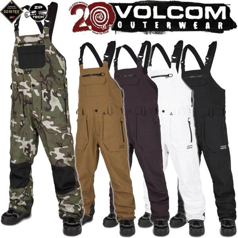 VOLCOM ビブパンツ グリーン XSsize スノーボード