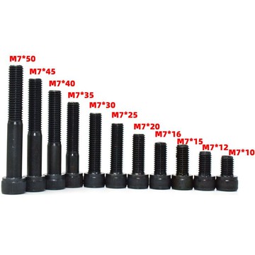 【臺灣熱賣】M7非標螺距1毫米杯頭圓柱頭內六角螺絲栓釘M6滑絲改7釐12.9