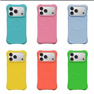 c家趙露思同款白色波漾權志龍波浪適用iPhone16ProMax蘋果14ProMax磁吸13保護套殼鏈15