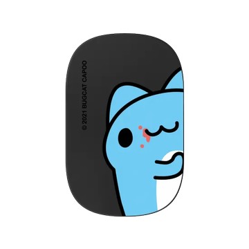 固架 MAX- MagSafe 兼容 黑 - 貓貓蟲咖波 Bugcat Capoo - 咖波偷看你