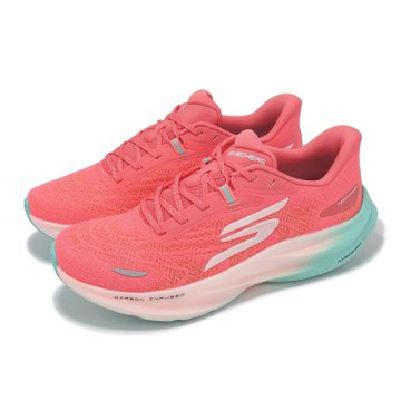 Skechers 慢跑鞋 SKX Aero Spark 女鞋 橘 粉 固特異 碳板 支撐 緩衝 回彈 172200CRL
