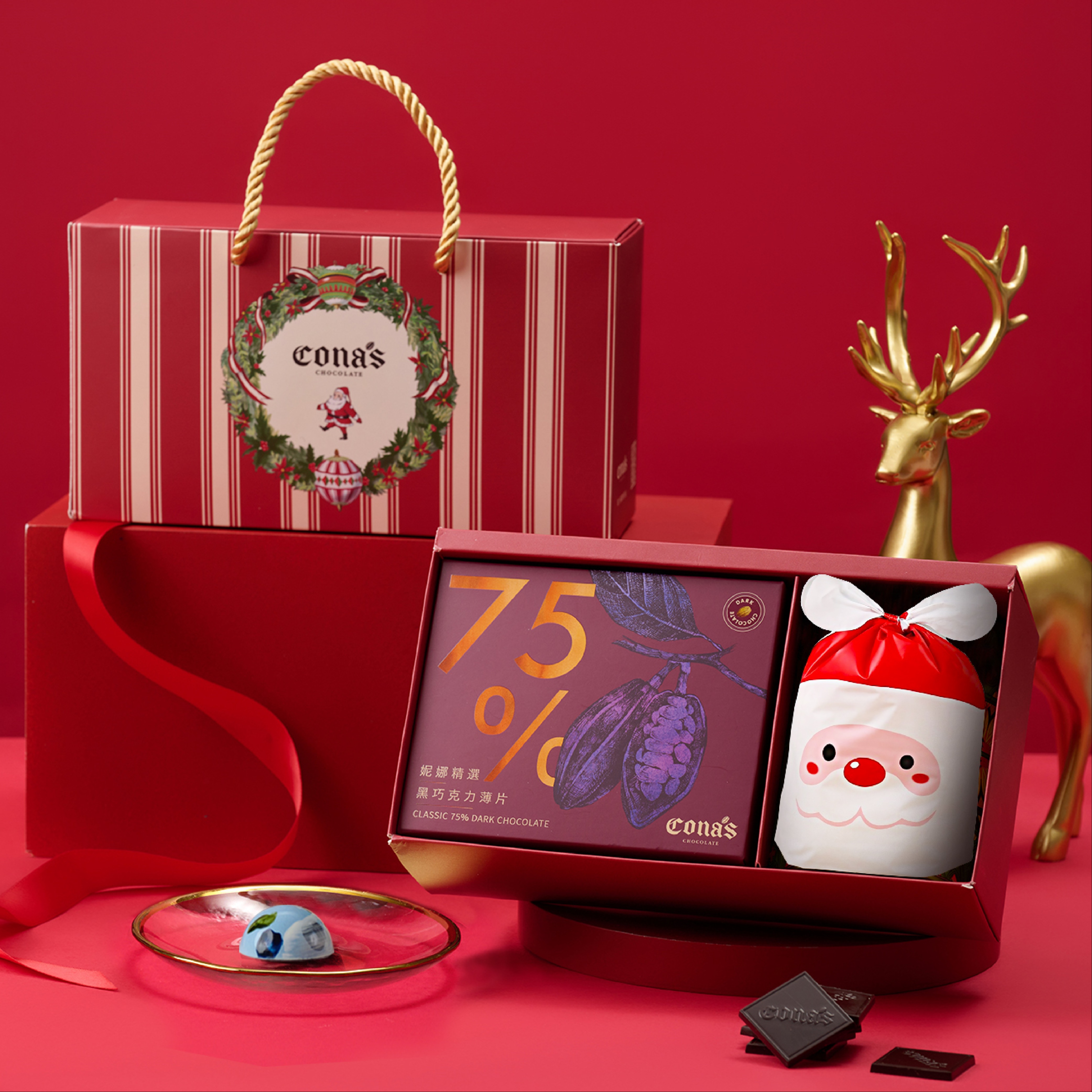 LINE禮物獨家【Cona's】聖誕老人🎅五百%｜任選精選巧克力X1+星座單品一入盒(口味隨機)