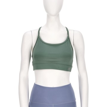 New Balance 女款 綠色 吸濕 排汗 快乾 瑜珈 支撐 運動 內衣 WB51039DKJ