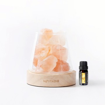 【Montagne】水晶擴香組｜橙晶鹽｜靈感Ｘ野心-甜橙10ml _廠商直送