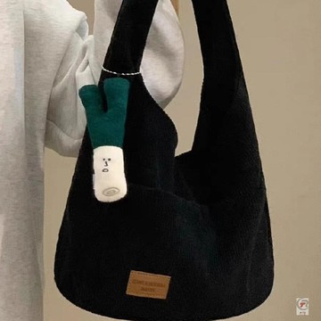 💛限時下殺 💛 新款燈芯絨包包女 大容量單肩通勤大學生托特包 簡約百搭手提袋 通勤包包 手提包 大容量托特包 肩背包