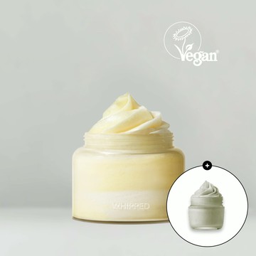 WHIPPED 萊姆酪梨奶油潔面乳罐裝 80g 贈艾草茶樹潔面乳 25ml 官方旗艦店