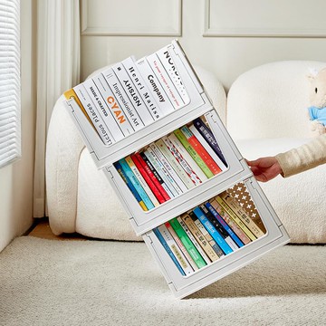 新品上市 桌面書架書本收納箱兒童繪本收納盒玩具書箱學生書桌裝書籍收納筐 幸福驛站