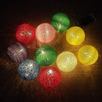 七彩球燈串 景觀店面裝潢LED燈 佈置燈 小夜燈 氣氛裝飾燈 戶外裝飾照明景觀燈 DIY聖誕燈 樹燈 圍牆掛燈
