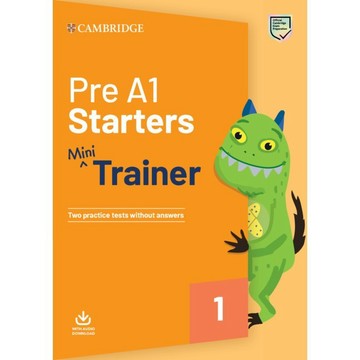 <麗文校園購> YLE劍橋兒童英檢解題訓練本 Pre-A1 Starters Mini Trainer with Audio Download 9781108564304