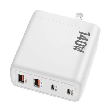 跨境專供140W氮化鎵充電器GaN充電頭PD3.1多口超級快充手機筆記本