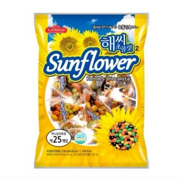 韓國 ILKWANG 彩色葵花籽巧克力 250g【快速出貨】巧克力 葵花籽 向日葵巧克力 隨手包