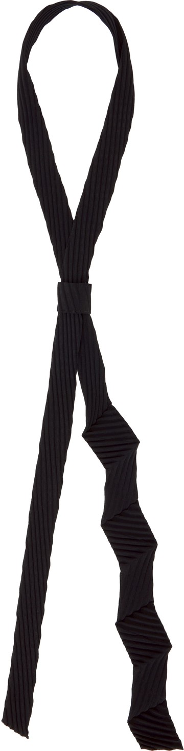 HOMME PLISSÉ ISSEY MIYAKE 黑色 Zigzag 领带
