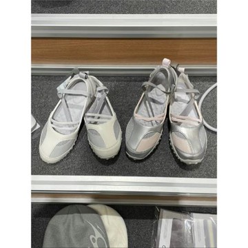 機能風獨特綁帶設計芭蕾舞鞋2025春夏新款彈力帶松糕厚底圓頭女鞋