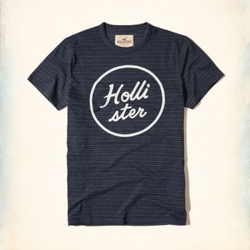 Hollister HCO 短袖 LOGO T恤 藍色 402