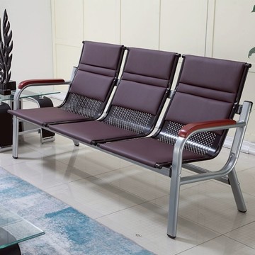 免運 連體椅 會議接待椅 食堂椅 餐廳椅 桌椅組合 辦公沙發三人位連椅理發店鐵架沙發休閑排椅公共場合等候椅長椅子特價出 全館八折 特惠/開立發票 k1021