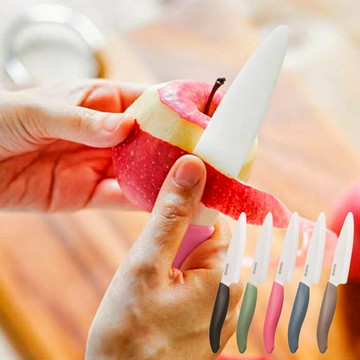 【贈專用刀套1入】彩色陶瓷刀系列11cm 多色任選 植物綠