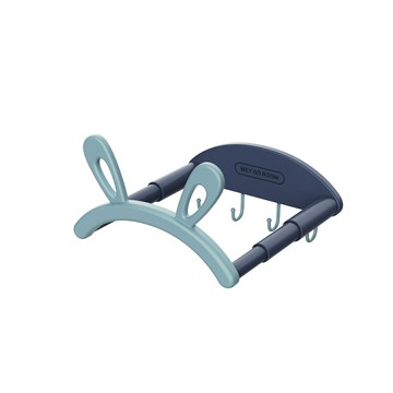 洗臉盆架子 臉盆掛鉤 臉盆支架 兔耳朵可伸縮壁掛臉盆架免打孔置物架浴室廁所洗澡腳盆收納瀝水架『ZW9134』