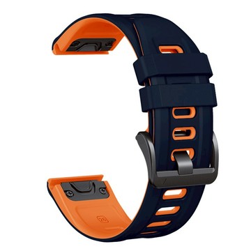 【ibits】Garmin fenix7X 雙色快拆矽膠錶帶 腕帶 錶帶 替換錶帶 表帶 矽膠 雙色 防水 柔軟 極簡風 26mm