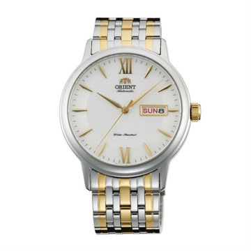 ORIENT 東方錶 ORIENT 東方錶 Classic Design系列 (SAA05002W) 藍寶石簡約腕錶 鋼帶款 白色 40mm｜樂天全館特惠中★指定刷卡回饋10%