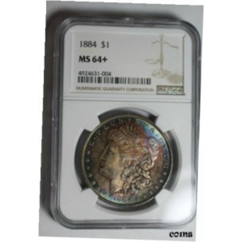 品質保証書付】 アンティークコイン NGC PCGS 1884 AMAZING MIDNIGHT