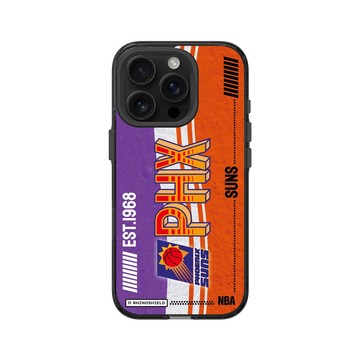 iPhone 16 Pro Clear (相機按鈕) 酷墨灰 - NBA - 復古球員卡-鳳凰城太陽 Phoenix Suns - Vintage Card