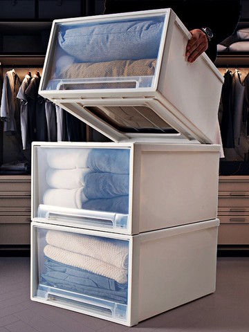 抽屜式收納箱收納盒衣柜收納衣服收納柜子內衣收納神器家用整理箱