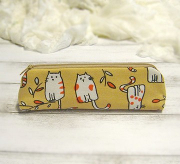 拉鍊收納布包  筆袋  小巧化妝袋  手拿包 眼鏡袋 (Pen-002)