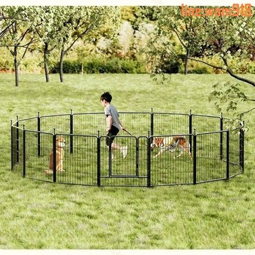 【店長推薦】寵物圍欄狗圍欄大型室外圍欄雞鴨鵝圈養圍欄兔子隔離柵欄狗靠墻