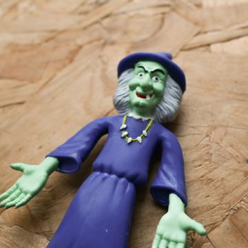 𝗈𝗅𝖽𝗍𝗈𝗒𝗌𝗍𝖺𝗍𝗂𝗈𝗇 1980s 萬聖節系列 巫婆  鐵絲人偶 玩具 老玩具 美式復古老物收藏模型公仔擺飾