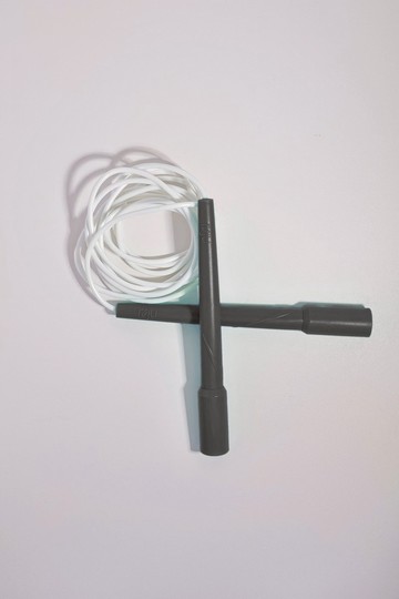 【J3】跳繩 速度繩 3米 (長柄-午夜黑)