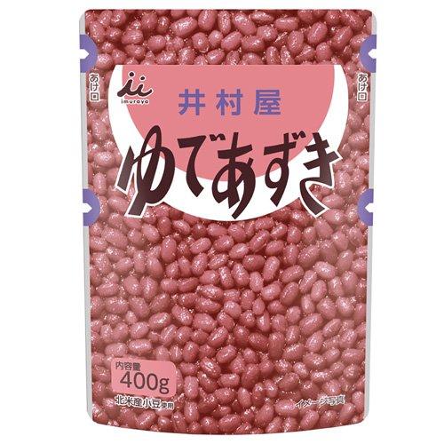 井村屋 パウチゆであずき 400g  井村屋 ぜんざい おしるこ あんこ 和菓子 製菓材料