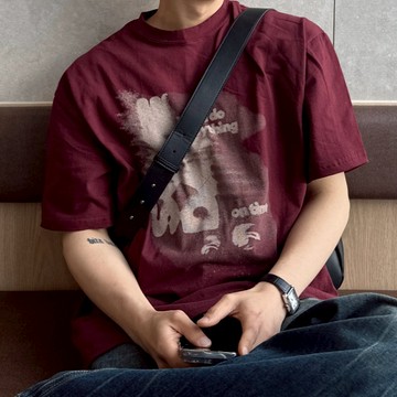 【Metanoia】韓國設計 印花短袖T恤