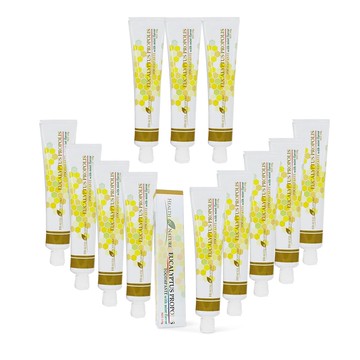 【Health Nature】尤加利蜂膠牙膏含薄荷風味(12入組 110g/條)