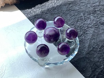 天然紫水晶七星陣 招貴人 開智慧 穩定心神 1