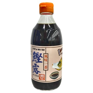 味島 鰹露調和醬油  400ml  1瓶