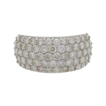 JEWELRY 無品牌珠寶 PT950鉑金 碎鑽 戒指 【二手名牌BRAND OFF】